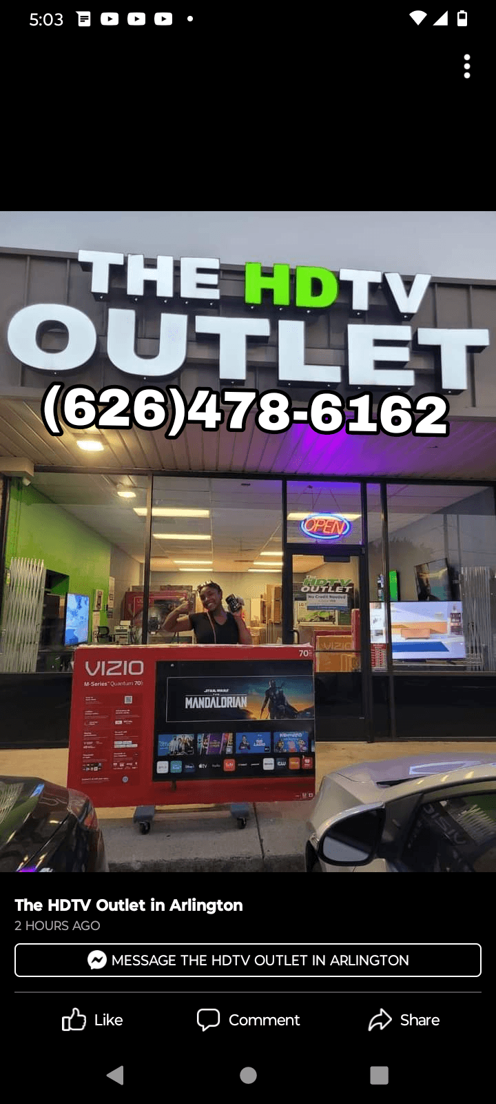 The HDTV Outlet In Arlington #BestDealsInTexas