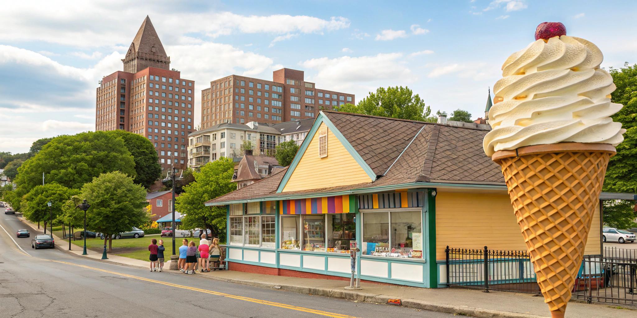 The chocobanana ice cream shop of norwalk, CT