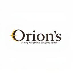 Orion's Writing Plus Graphic-Designing Service